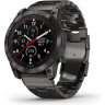 Часы GARMIN FENIX 7X PRO - SAPPHIRE SOLAR EDITION CARBON GRAY DLC TITANIUM WITH VENTED TITANIUM BRACELET 010-02778-30