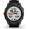 Часы GARMIN FENIX 7X SAPPHIRE SOLAR CARBON GRAY DLC TITANIUM WITH BLACK BAND 11153