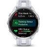 Часы GARMIN FORERUNNER 965 TITANIUM BEZEL WITH WHITESTONE CASE AND WHITESTONE/POWDER GRAY SILICONE BAND 010-02809-11