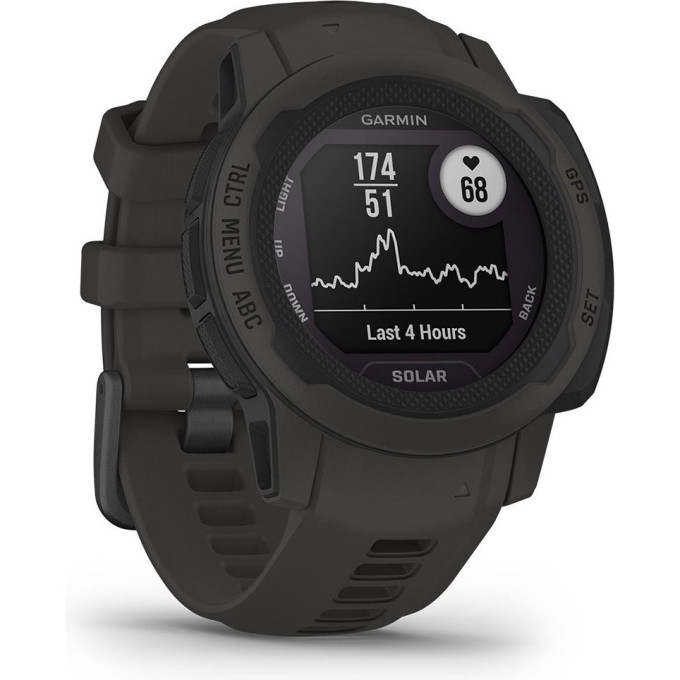 Часы GARMIN INSTINCT 2 SOLAR GRAPHITE 010-02627-00G