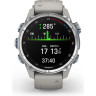 Часы-навигатор GARMIN DESCENT MK3 43 мм STAINLESS STEEL WITH FOG GREY SILICONE BAND 010-02753-04