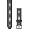 Ремешок GARMIN QUICK RELEASE BANDS (20 MM) BLACK/SLATE GREY 11686