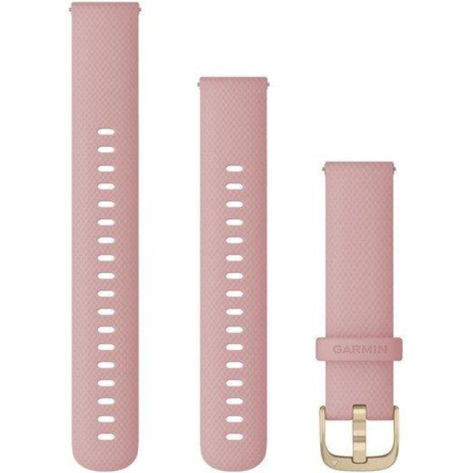 Ремешок сменный для GARMIN VIVOACTIVE 4, 18MM BAND, DUST ROSE/LIGHT GOLD 010-12932-03