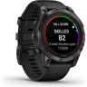 Смарт-часы GARMIN FENIX 7 PRO – SAPPHIRE SOLAR EDITION CARBON GRAY DLC TITANIUM WITH BLACK BAND 010-02777-11