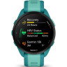 Смарт-часы GARMIN FORERUNNER 165 MUSIC, силиконовый ремешок цвета бирюзовый/аква 010-02863-32